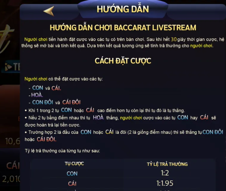 Khai Mở Đẳng Cấp Sòng Bạc Hoàng Gia Với Baccarat Livestream Tại ManClub Đỉnh Cao