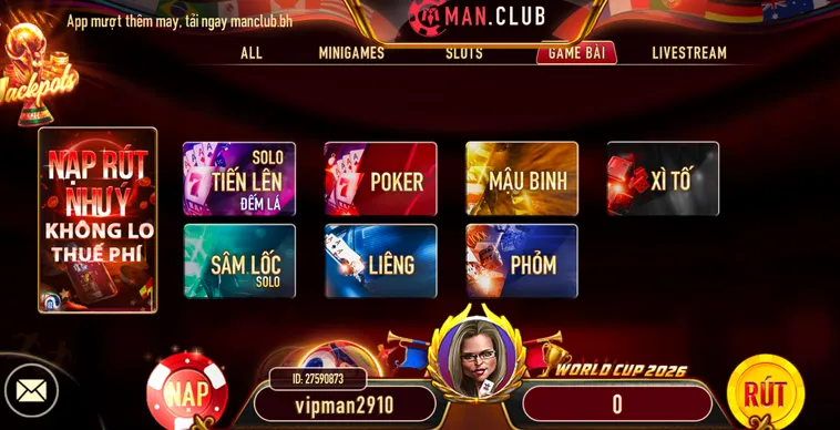 Khám Phá Thế Giới Game Bài ManClub Đẳng Cấp Chuyên Nghiệp Hàng Đầu Việt Nam
