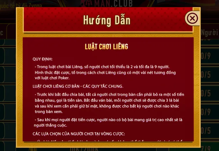 Khám Phá Trải Nghiệm Chơi Liêng Tại ManClub Với Tỷ Lệ Thắng Cao