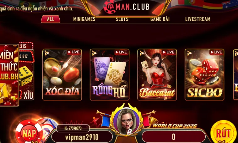 Tìm Hiểu Hệ Thống Live Casino Livestream Tại ManClub Đẳng Cấp 5 Sao