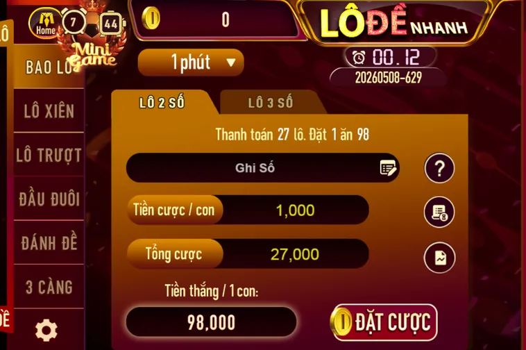 Trải Nghiệm Lô Đề Nhanh Tại ManClub Tỷ Lệ Thắng Cực Cao Đổi Thưởng Lớn