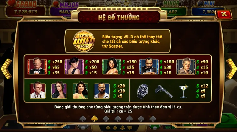 Sảnh Nổ Hũ Casino Royal Tại ManClub Trải Nghiệm Đẳng Cấp Thượng Lưu Quốc Tế