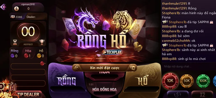 Thống Trị Bàn Cược Rồng Hổ Livestream Tại ManClub Với Chiến Thuật Đầu Tư Sắc Bén