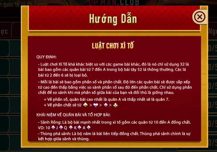 Chinh Phục Đỉnh Cao Game Bài Xì Tố Tại ManClub Cùng Hệ Thống Cược Đẳng Cấp